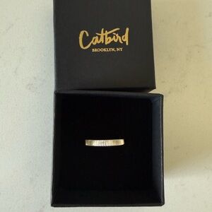 Catbird Grand Silver Fountain Ring